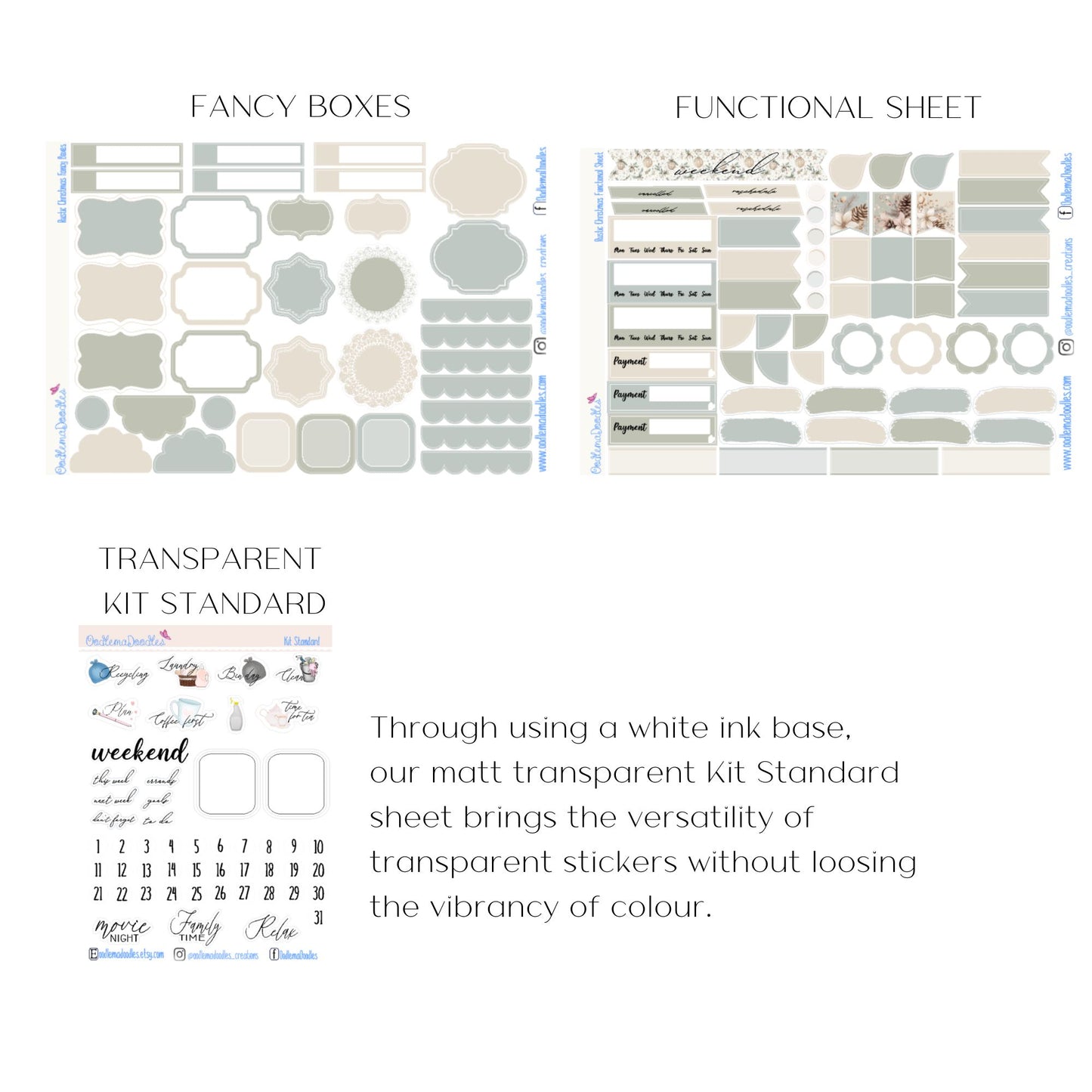 Rustic Christmas Vertical Weekly