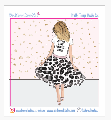 Pretty Things - Decorative Double Box Sticket