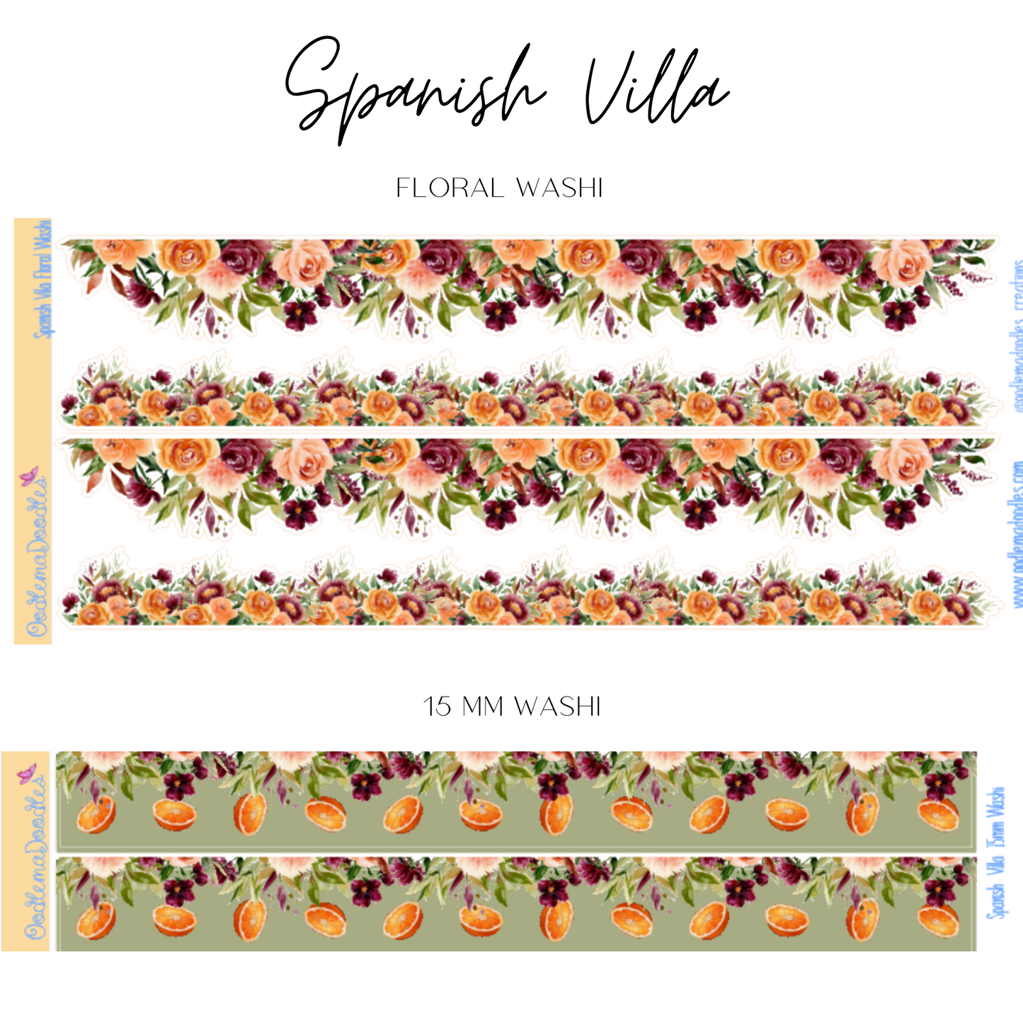 Spanish Villa Addon & Extra Washi Options