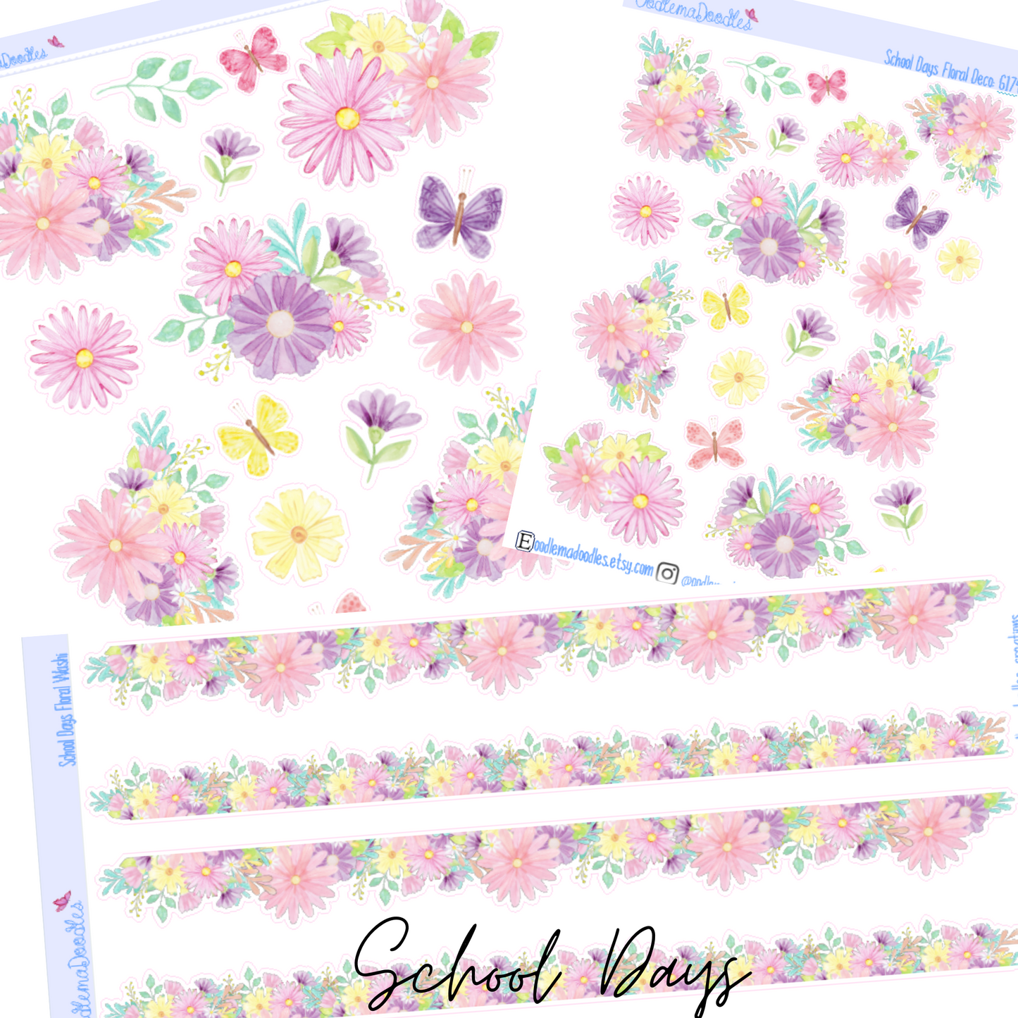School Days Addon & Extra Washi Options