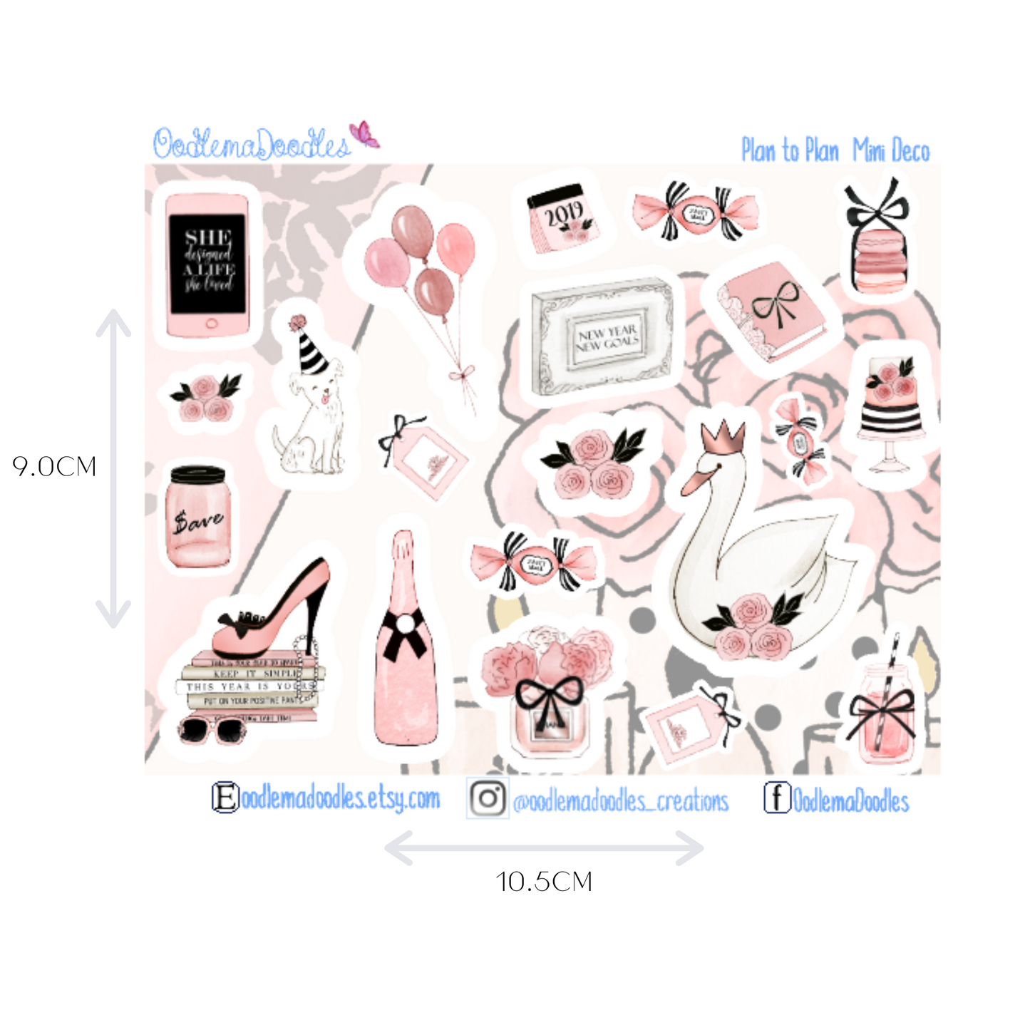 Plan to Plan - Decorative Stickers