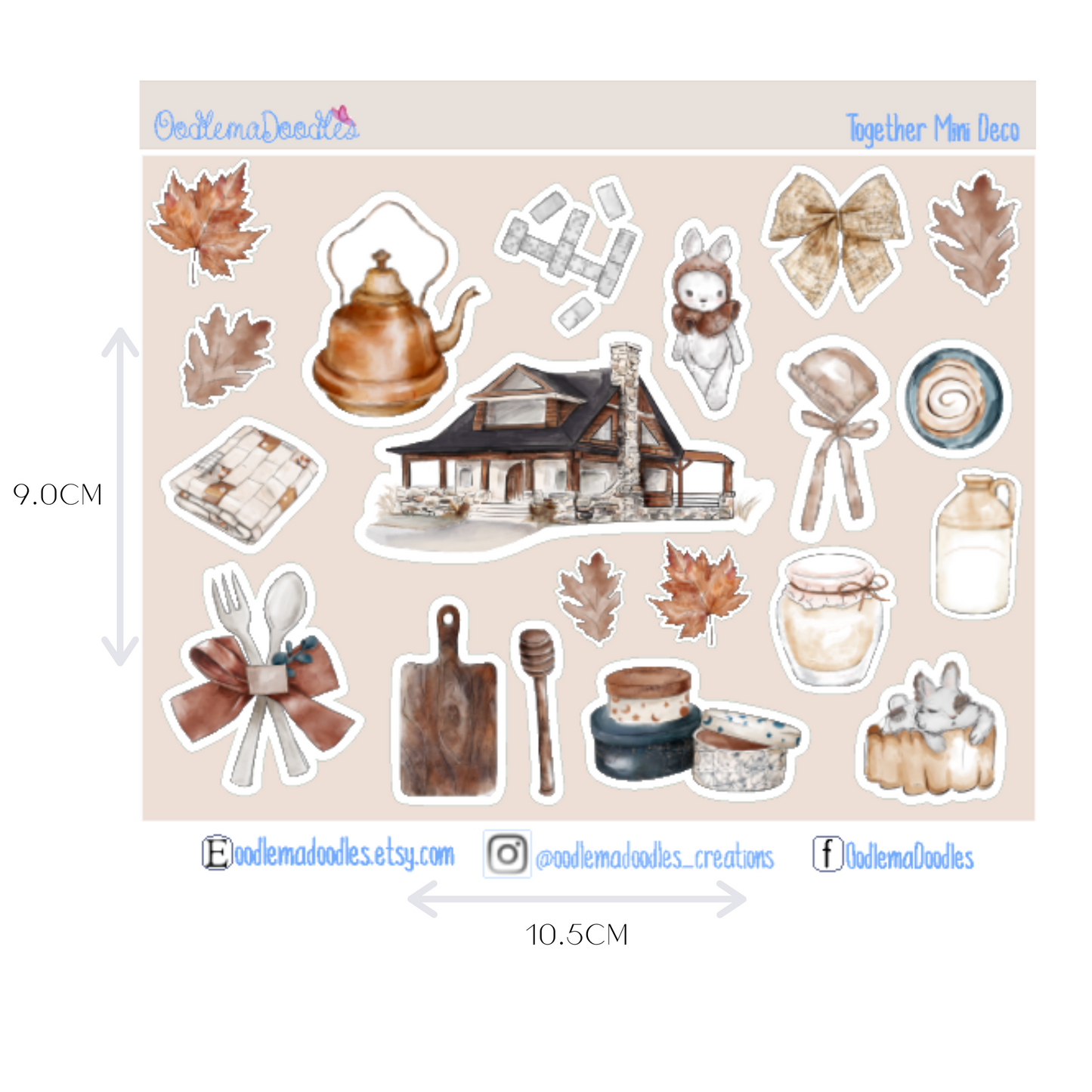 Together Mini Decorative Stickers