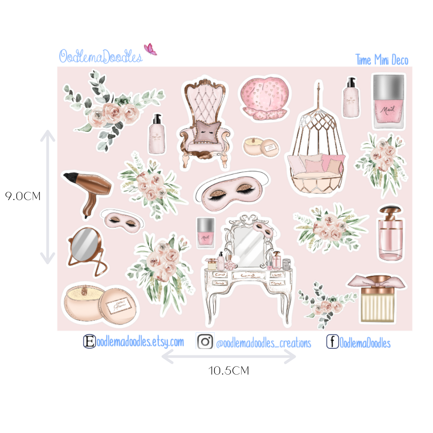 Time Decorative Stickers