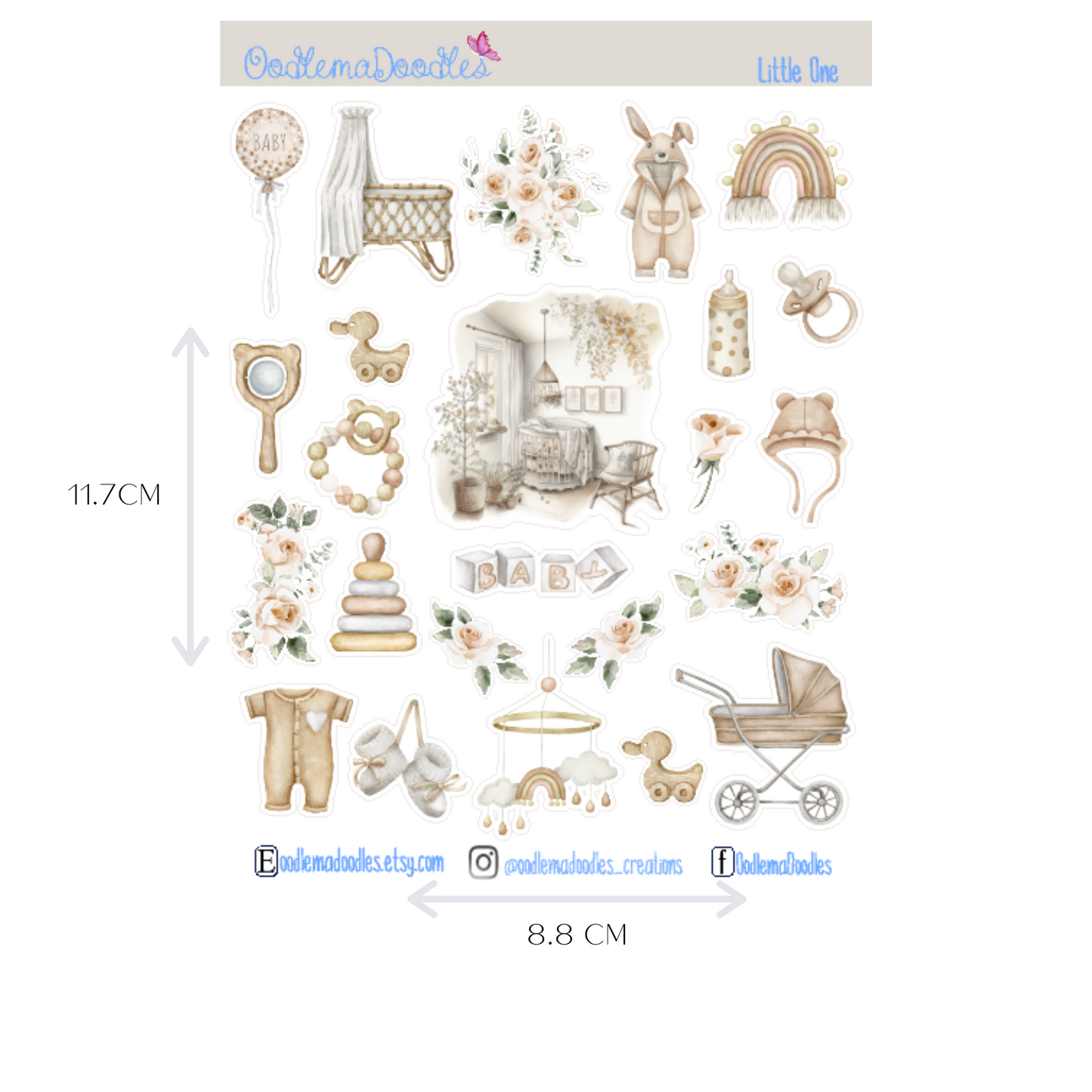 Little One Mini Decorative Stickers
