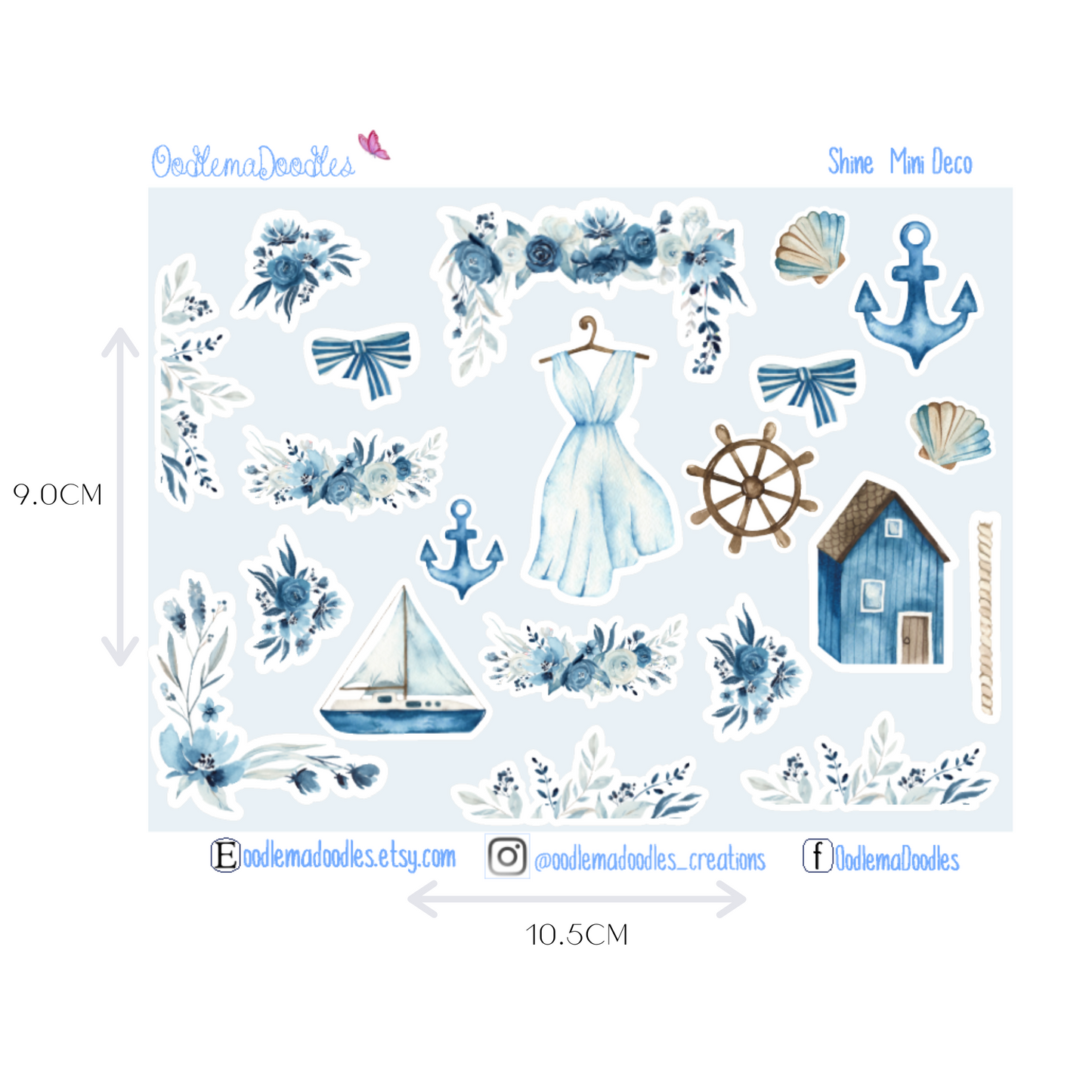 Shine Mini Decorative Stickers