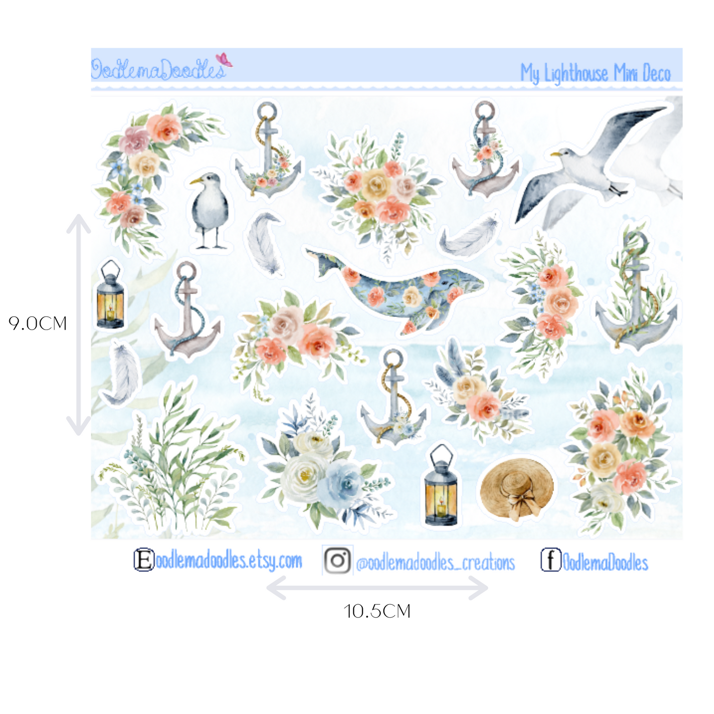 My Lighthouse Mini Decorative Stickers