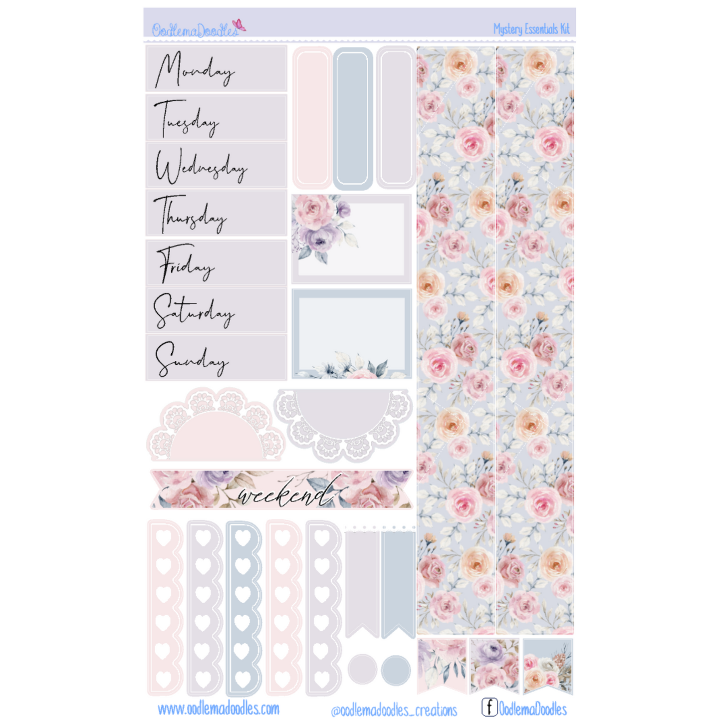 Mystery Essential Planner Sticker Kit