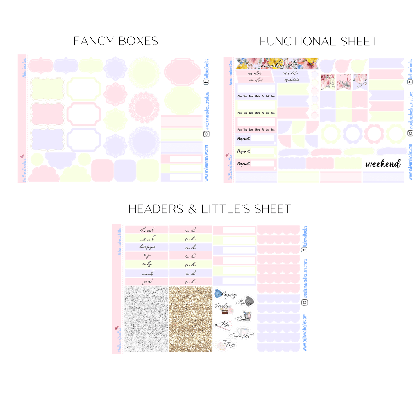 Adelina Vertical Weekly - oodlemadoodles