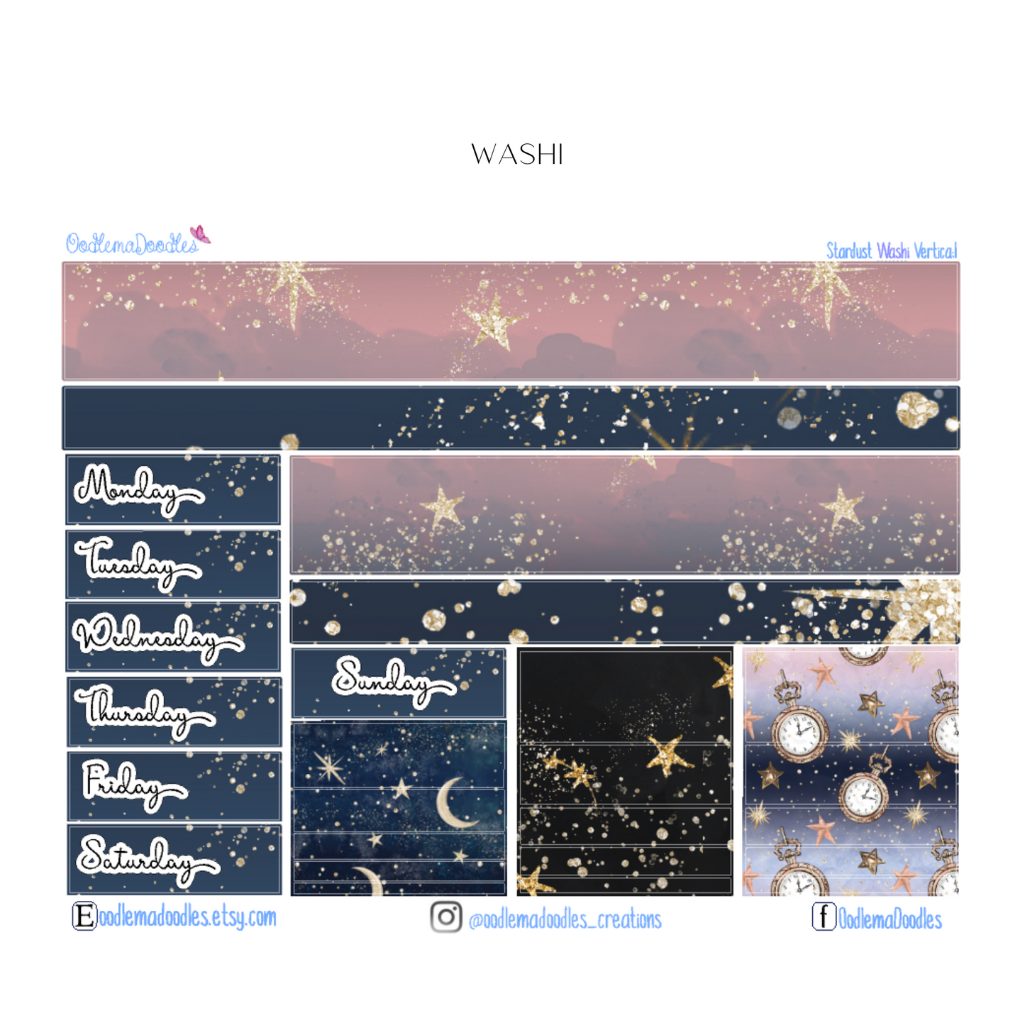 Stardust Vertical Weekly Kit