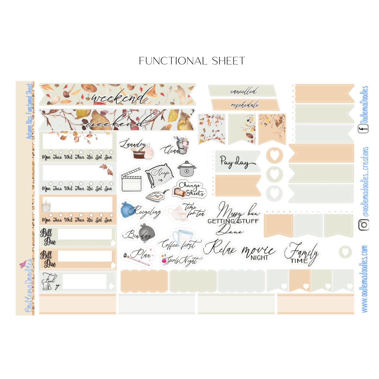 Autumn Bliss Mini Kit - oodlemadoodles