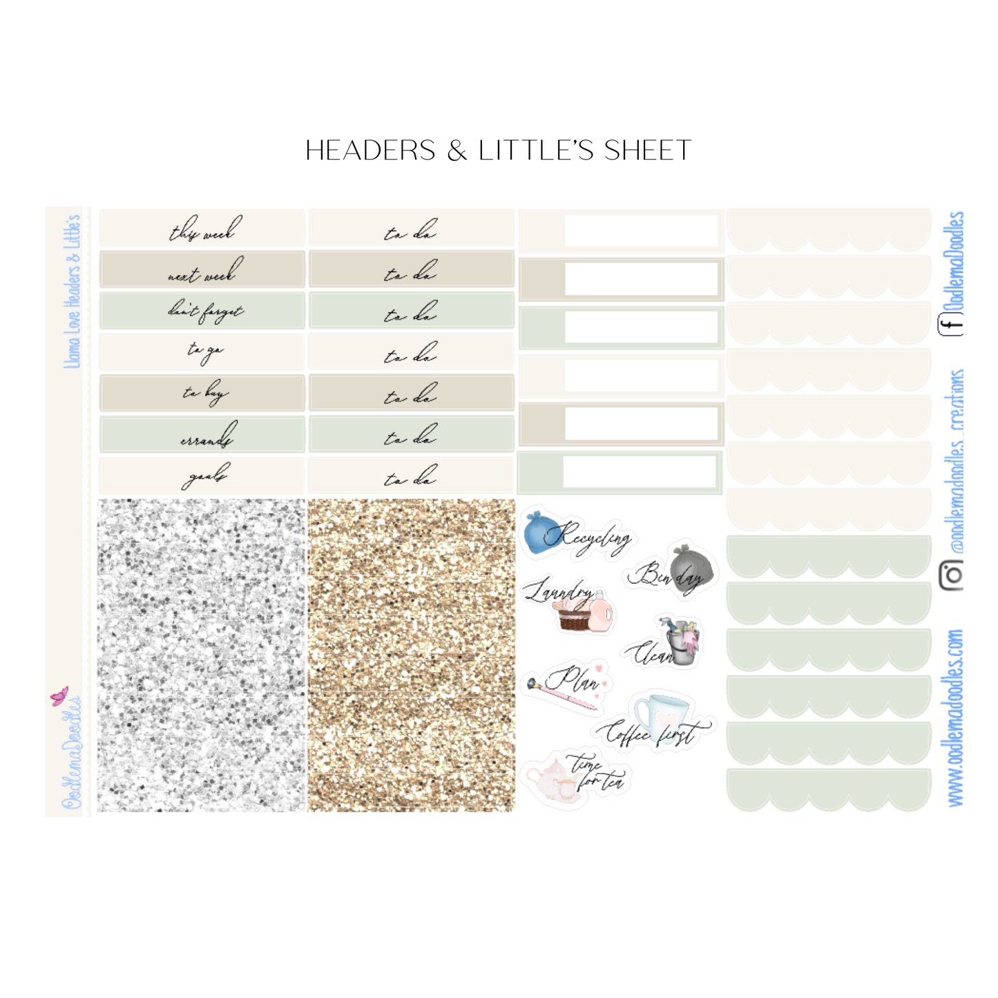 Llama Love Vertical Weekly