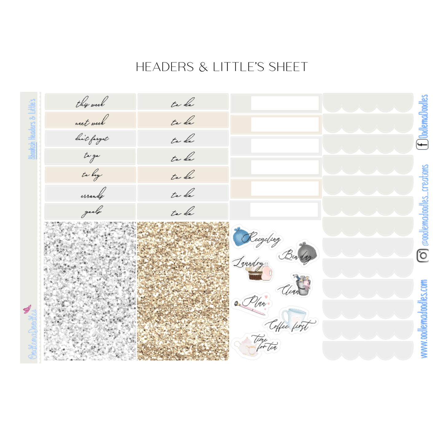 Bookish Vertical Weekly - oodlemadoodles