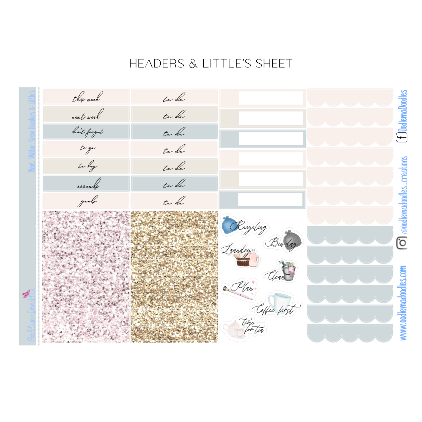 Plant Water Grow Vertical Weekly