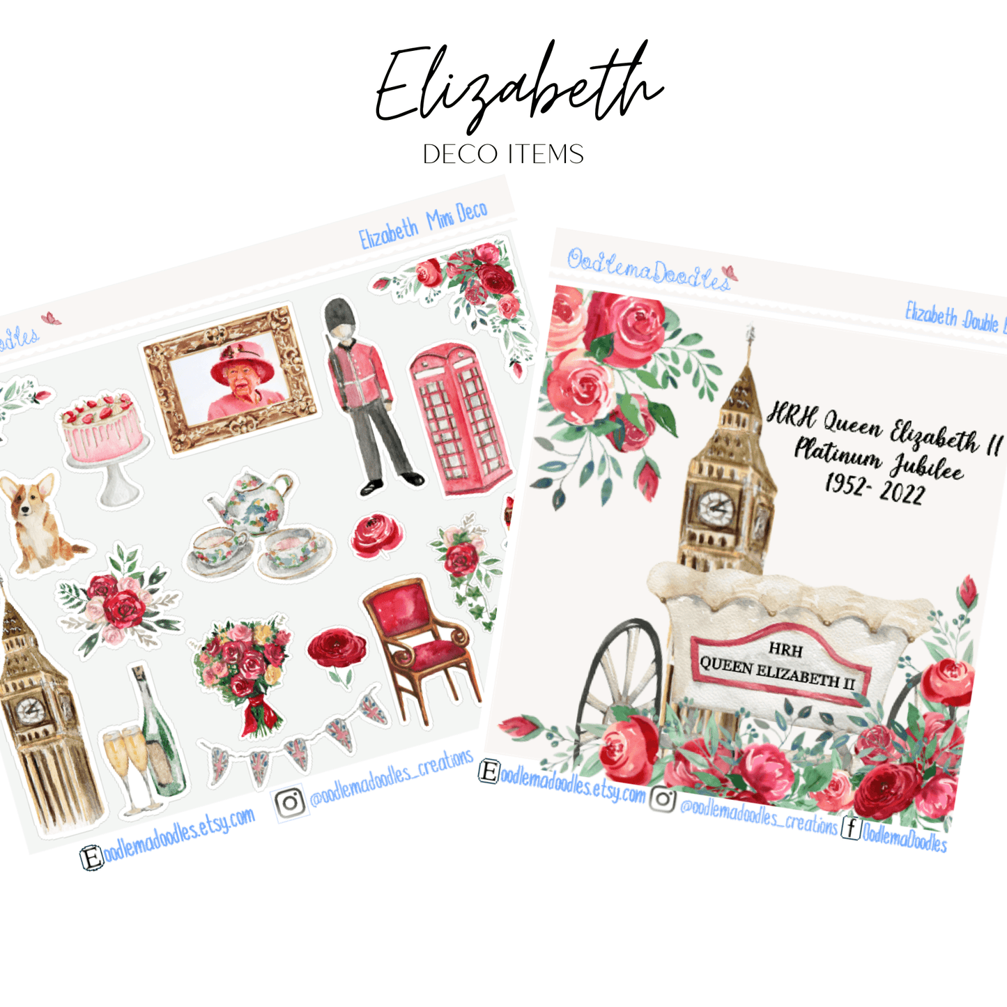 Elizabeth Addon & Extra Washi Options - oodlemadoodles