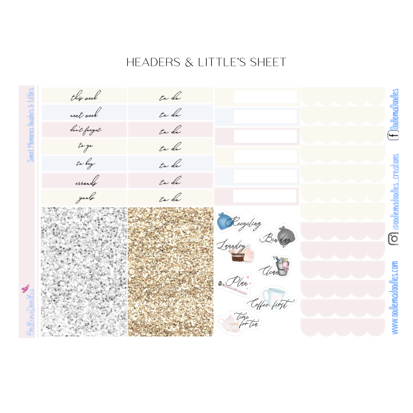 Sweet Memories Vertical Weekly