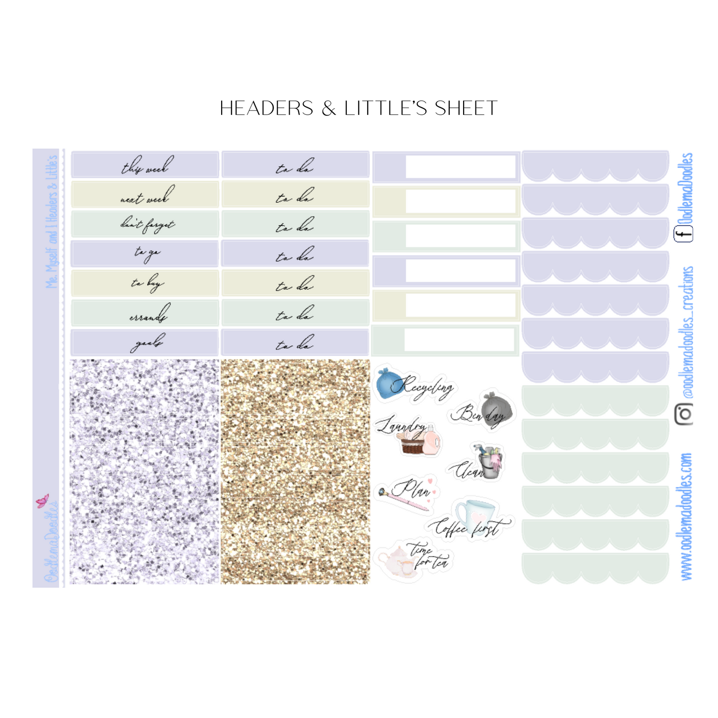 Me Myself and I Vertical Weekly