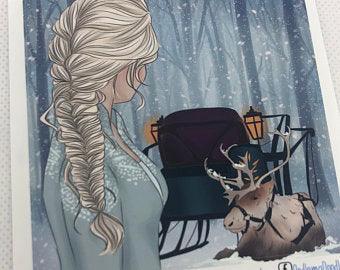 Arendelle Decorative Double Box Sticker - oodlemadoodles