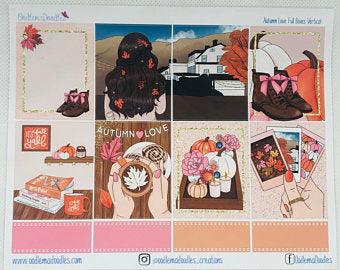 Autumn Love - Vertical Weekly - oodlemadoodles