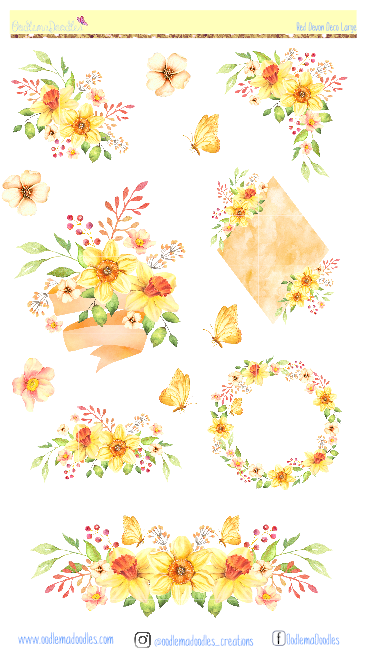 Red Devon Large Decorative Stickers