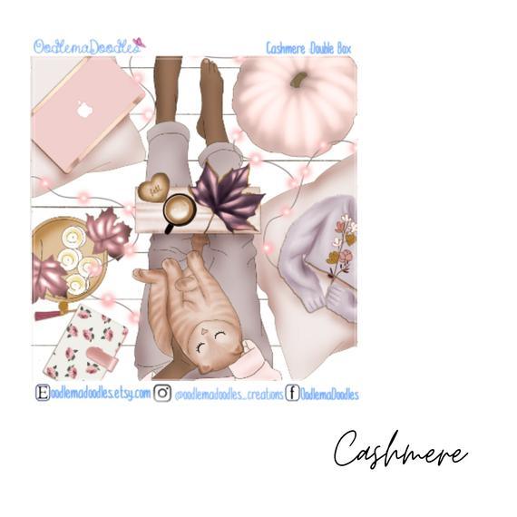 Cashmere Decorative Double Box Sticker - oodlemadoodles