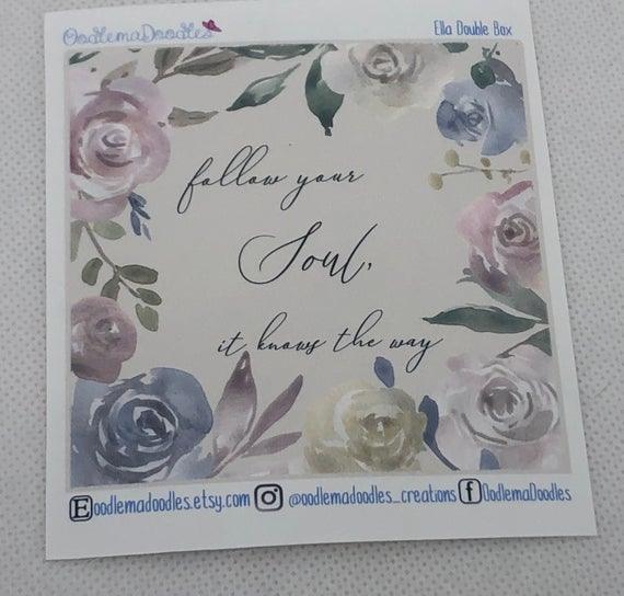 Ella Decorative Double Box Sticker - oodlemadoodles