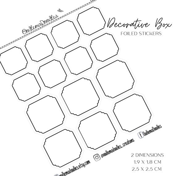 Foiled Decorative Box