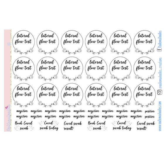 Foiled Lateral Flow Stickers