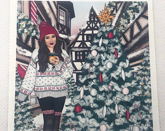 Jolly Town - Decorative Double Box Sticket