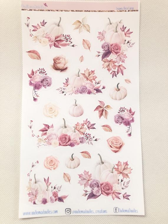 Leaves Large Decorative Stickers