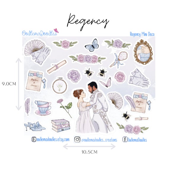 Regency Mini Decorative Stickers