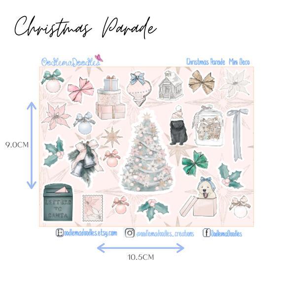 Christmas Parade Mini Decorative Stickers - oodlemadoodles