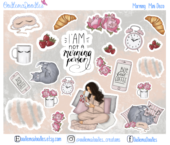Morning Mini Decorative Stickers