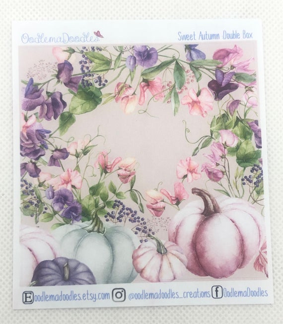 Sweet Autumn - Decorative Double Box Sticket
