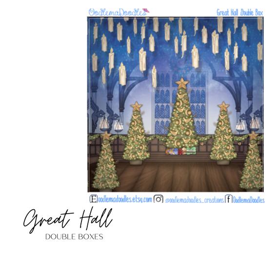 Great Hall Decorative Double Box Sticker