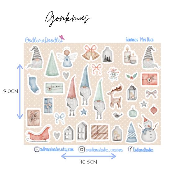 Gonkmas Mini Decorative Stickers