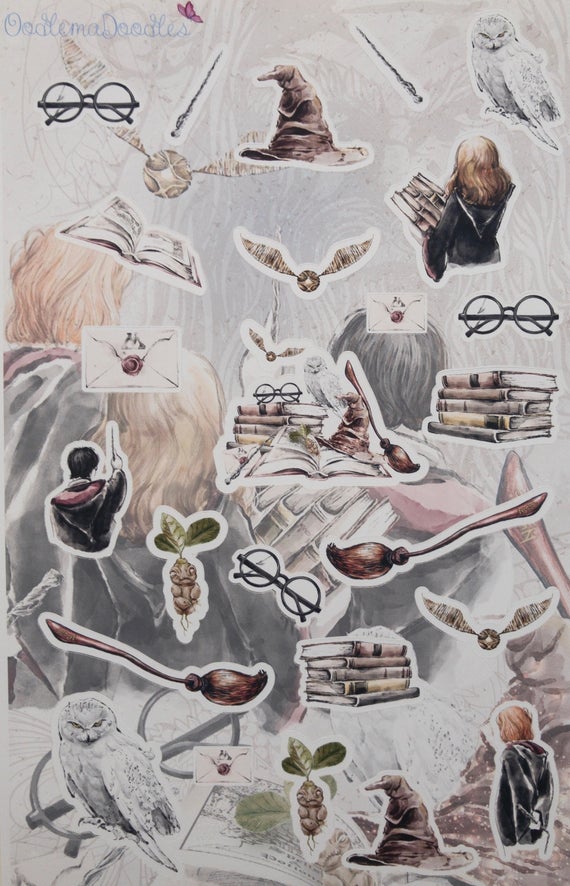 The School of Wizardry Decorative Stickers