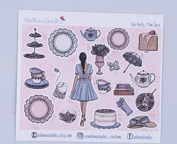 Tea Party - Decorative Stickers