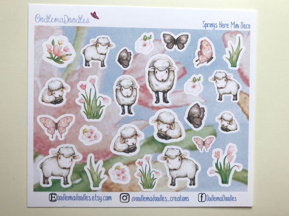 Springs here Decorative Stickers