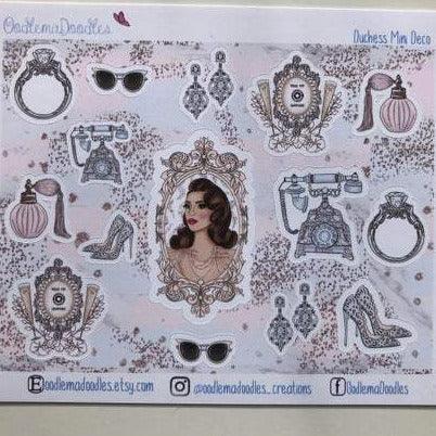 Duchess Mini Decorative Stickers - oodlemadoodles