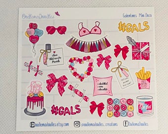 Galentine Mini Decorative Stickers