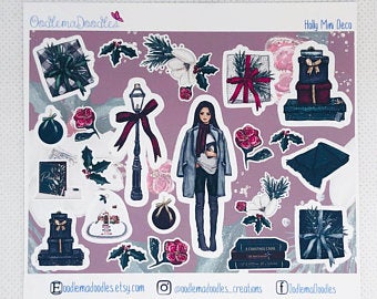 Holly Mini Decorative Stickers