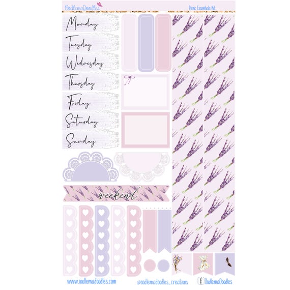 Picnic Essential Planner Sticker Kit