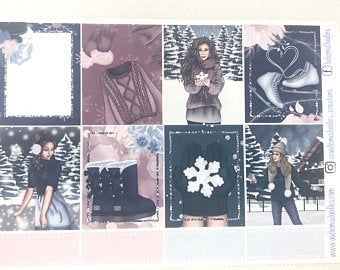 Winter Cabin - Vertical Weekly