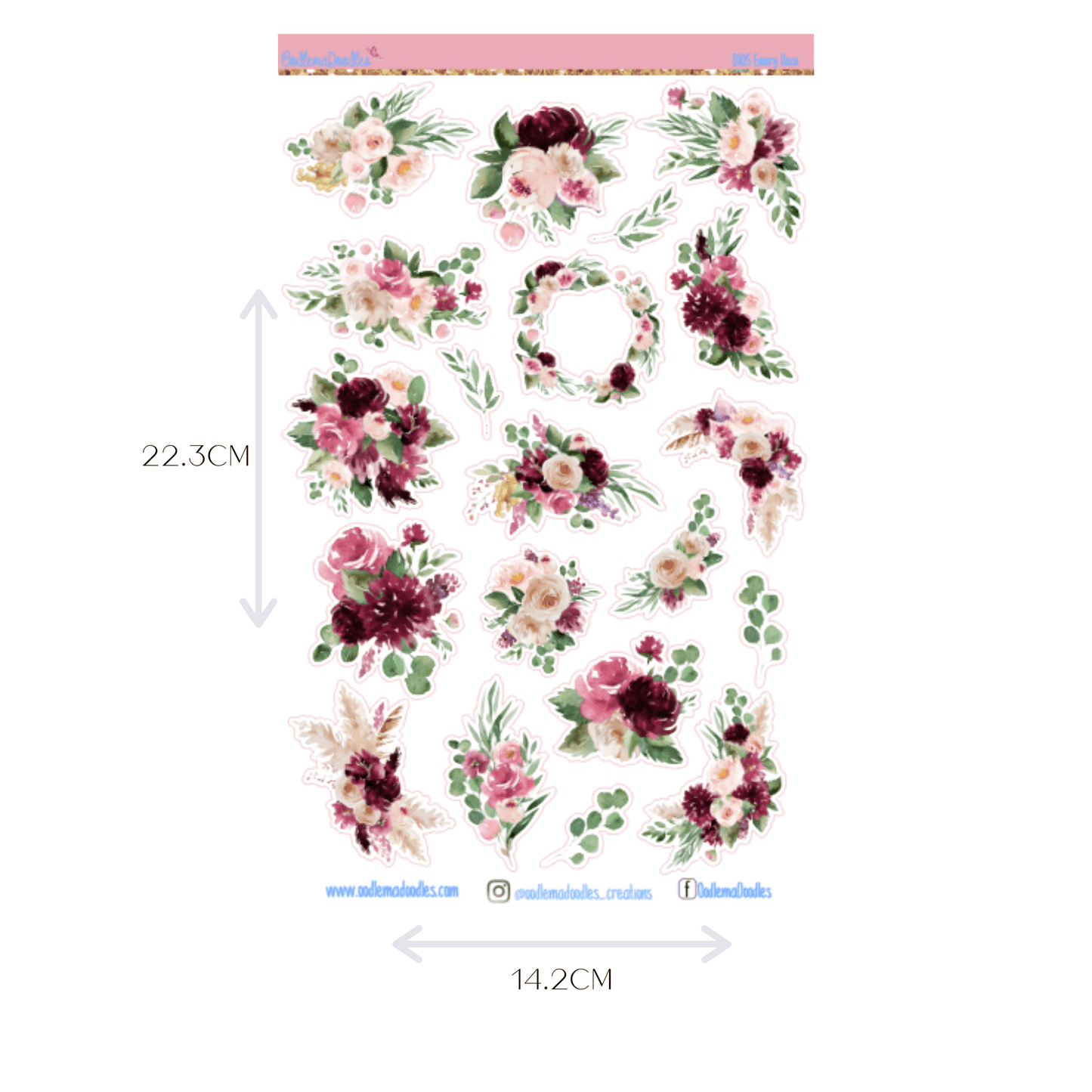 Emery Large Decorative Stickers