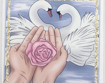 Ethereal Decorative Double Box Sticker