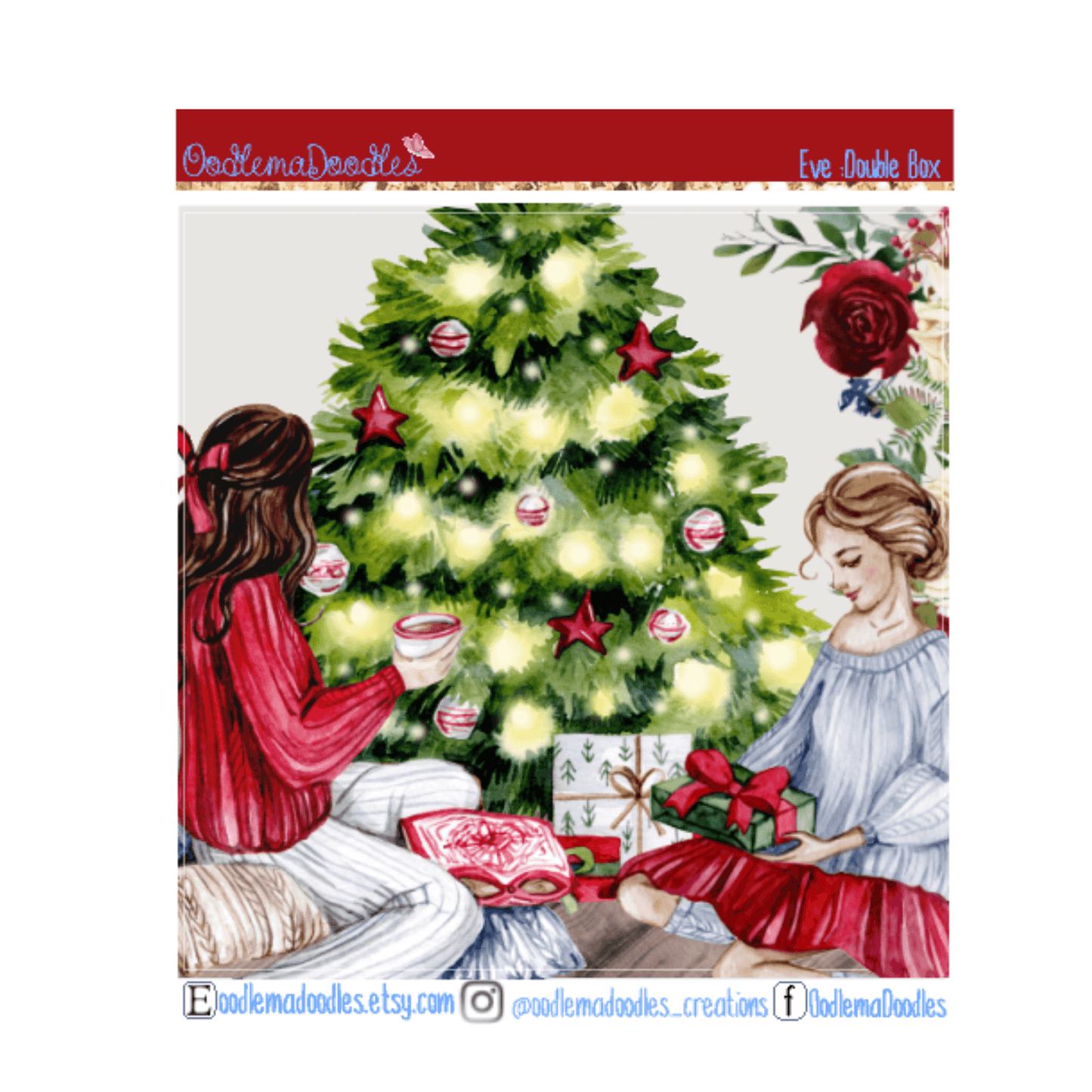 Eve Decorative Double Box Sticker