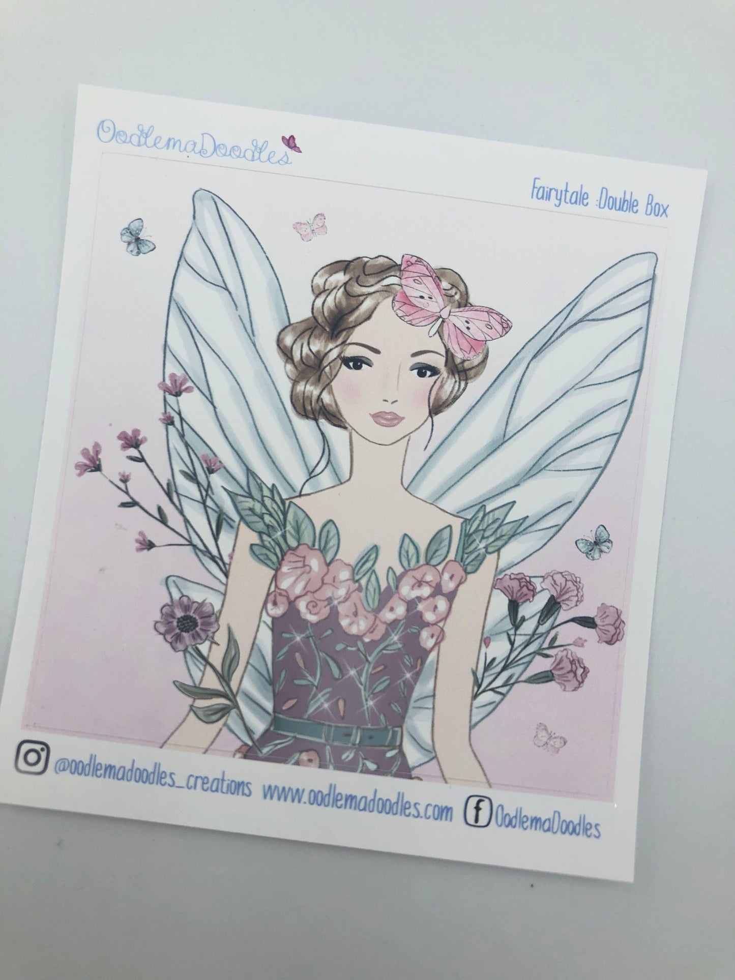 Fairytale Decorative Double Box Sticker