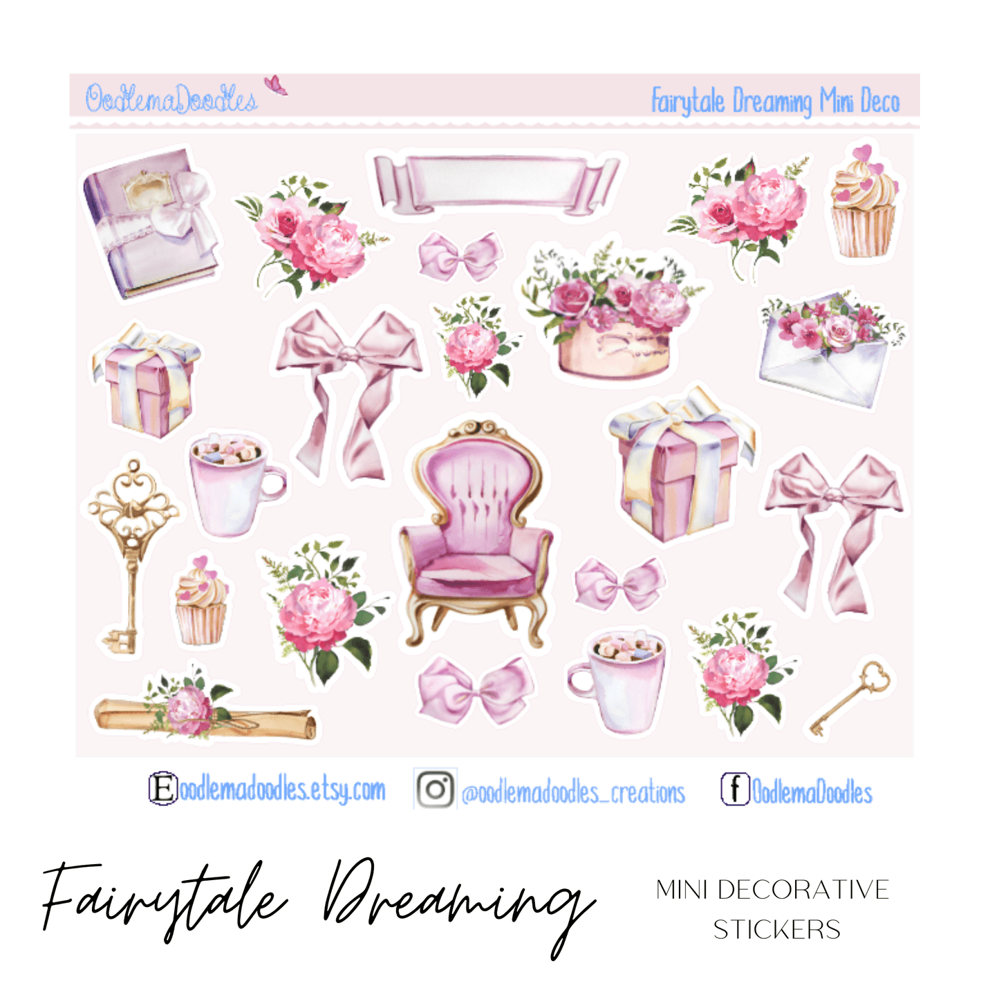 Fairytale Dreaming Mini Decorative Stickers
