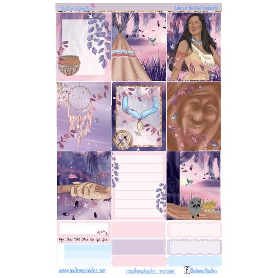 Colours of the Wind Essential Planner Sticker Kit - oodlemadoodles