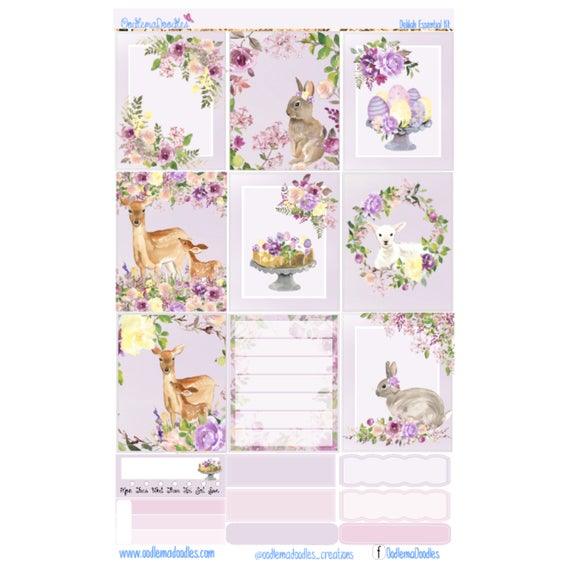 Delilah Essential Planner Sticker Kit - oodlemadoodles